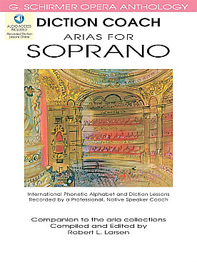 Illustration arias for soprano diction coach