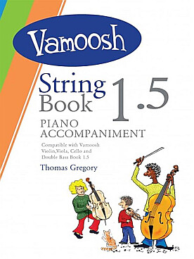 Illustration de Vamoosh strings - Book 1.5 accompagnement piano
