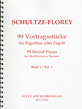 Illustration schultze-florey 99 vortragsstucke vol. 1