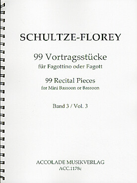 Illustration schultze-florey 99 vortragsstucke vol. 3