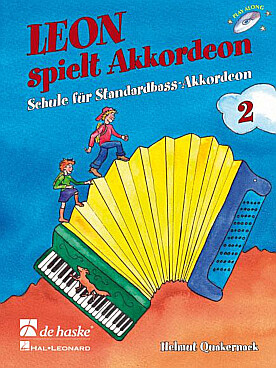 Illustration de Leon spielt akkordeon, méthode en allemand - Vol. 2 (élémentaire-moyen)