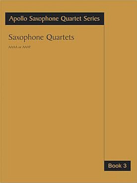 Illustration de SAXOPHONE QUARTETS