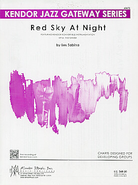 Illustration de Red sky at night
