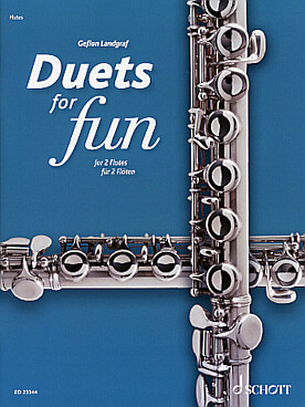 Illustration de DUETS FOR FUN : sélection d'œuvres originales du baroque à aujourd'hui