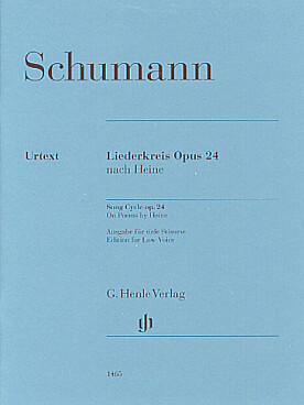 Illustration schumann liederkreis op. 24 low voice