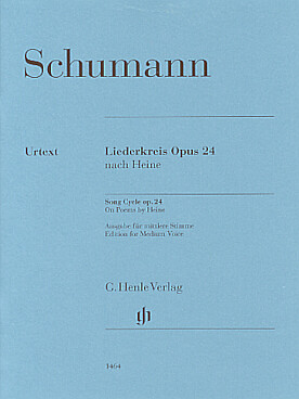 Illustration schumann liederkreis op. 24 medium voice