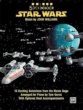 Illustration de STAR WARS : arrangements pour débutants avec 2e piano optionnel pour le professeur