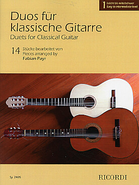 Illustration duets for classical guitar vol. 1