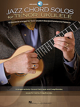 Illustration jazz chord solos for tenor ukulele
