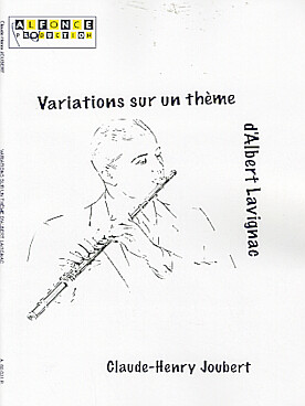 Illustration joubert variations theme albert lavignac