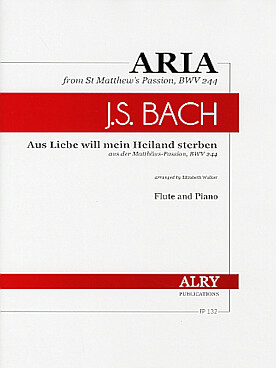 Illustration bach js aus liebe will mein heiland...