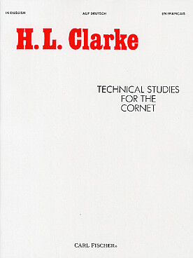 Illustration de Technical Studies for the Cornet (texte en anglais, allemand, français)   