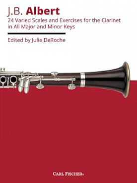 Illustration de 24 Varied scales and exercices for the clarinet in all major and minor keys
