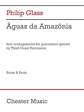 Illustration de Aguas da Amazônia : 4 arrangements pour ensemble de 4 percussions