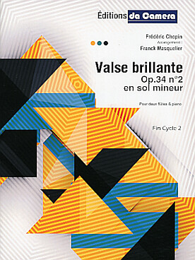 Illustration de Valse brillante op. 34/2 en sol m