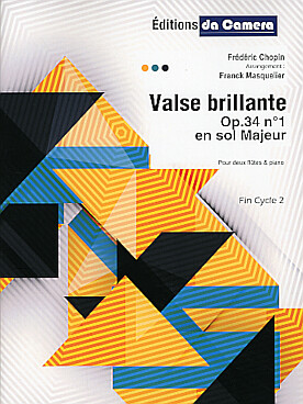 Illustration de Valse brillante op. 34/1 en sol M