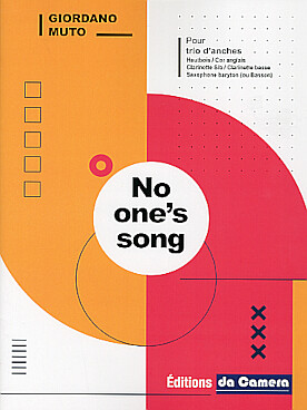 Illustration de No one's song : hautbois/cor anglais, clarinette basse ou si b et saxophone baryton ou basson  