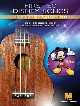 Illustration first 50 disney songs on ukulele