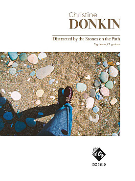 Illustration donkin distracted by the stones