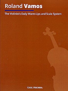 Illustration vamos the violinist's daily warm-ups...