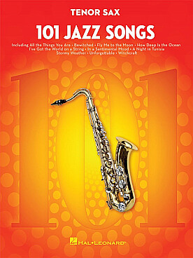 Illustration de 101 JAZZ SONGS FOR TENOR SAXOPHONE