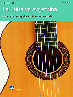 Illustration de La Guitarra Argentina (solfège et tablature)
