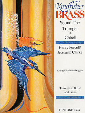 Illustration sound the trumpet & cebell