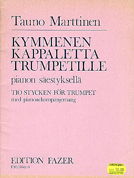 Illustration de Kymmenen Kappaletta Trumpetille    
