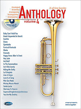 Illustration de ANTHOLOGY : arr. de thèmes célèbres par A. Cappellari, avec CD play-along - Vol. 4 : 24 arrangements