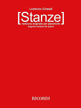 Illustration de Stanze : pièces originales pour piano écrites en 1990
