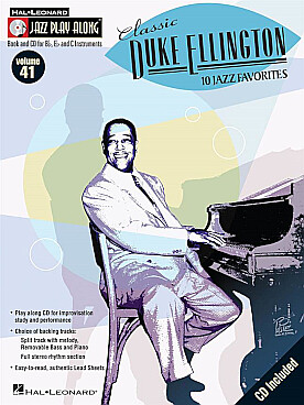 Illustration de JAZZ PLAY ALONG SERIES + CD play-along - Vol. 41 : Duke Ellington