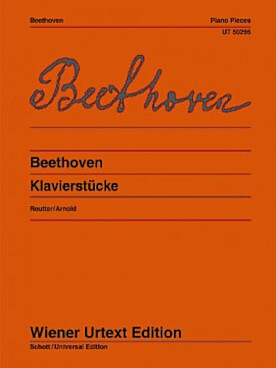 Illustration beethoven pieces pour piano