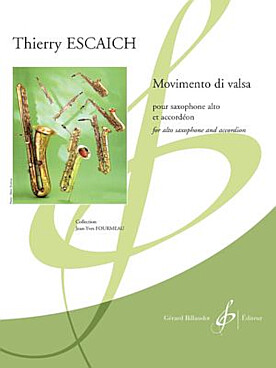 Illustration de Movimento di valsa pour saxophone alto et accordéon