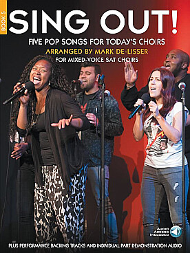 Illustration sing out ! pop songs today's choir 5
