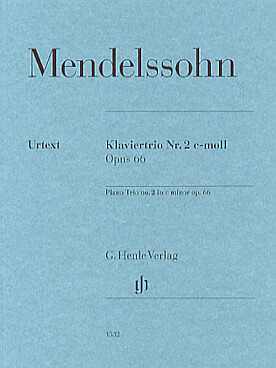 Illustration de Trio avec piano N° 2 op. 66 en ut min