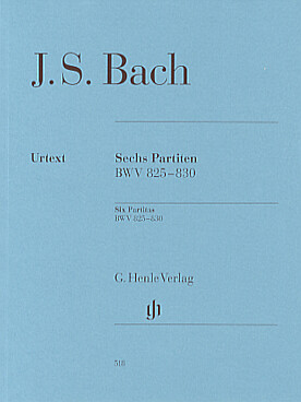 Illustration de Partitas (éd. intégrale Henle) - N° 1 à 6 BWV 825-830