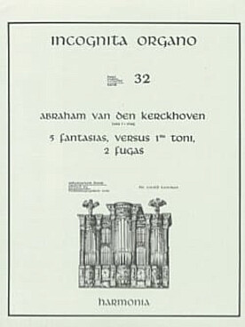 Illustration de Incognita organo 32, 5 Fantasias, Versus 1er ton, 2 Fugas