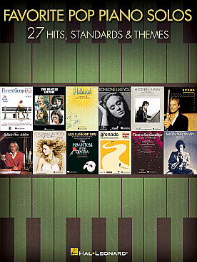 Illustration de FAVORITE POP PIANO SOLOS