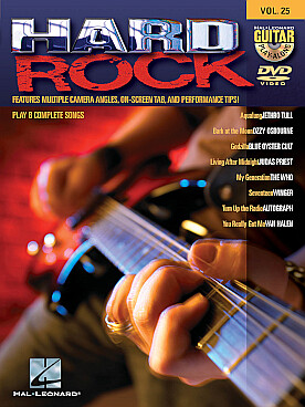 Illustration guitar play along vol. 25 : hard rock