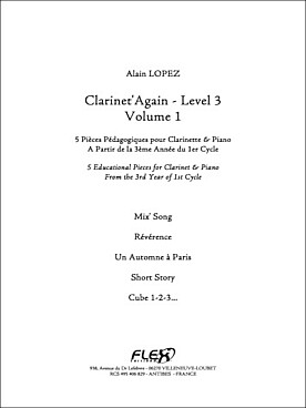Illustration lopez clarinet' again vol. 1 niveau 3