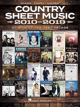 Illustration country sheet music 2010-2019 (p/v/g)