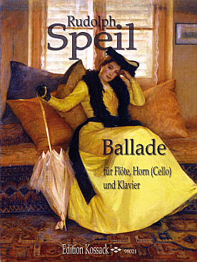 Illustration de Ballade pour flûte, cor (ou violoncelle) et piano
