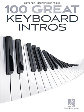 Illustration de 101 GREAT KEYBOARD INTROS (Note-for-note transcriptions)