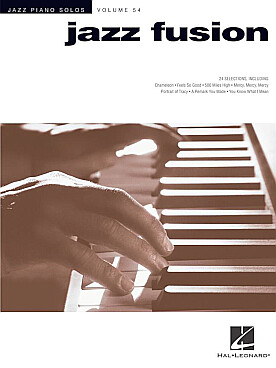 Illustration de JAZZ PIANO SOLOS - Vol. 54 : Jazz fusion