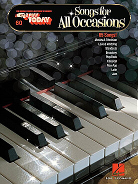 Illustration de E-Z PIANO TODAY - Vol. 6 : 65 Songs for all occasions