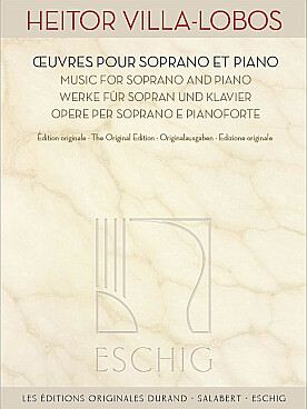 Illustration villa-lobos oeuvres pour soprano/piano