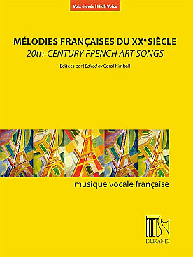 Illustration melodies francaises du xxe siecle haute