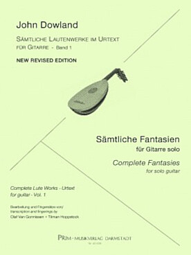 Illustration de Complete lute works (nouvelle édition) - Vol. 1 : Fantaisies