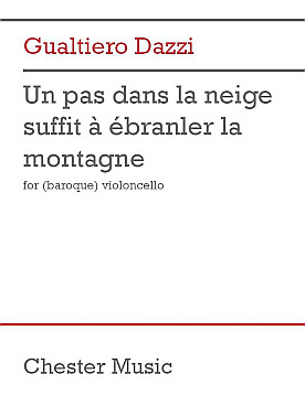 Illustration de Un Pas dans la neige suffit à ébranler la montagne