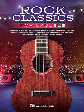 Illustration de ROCK CLASSICS for ukulele